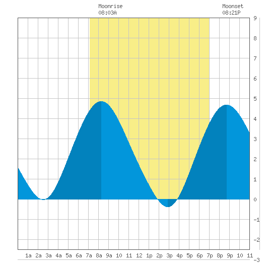 Fort Wadsworth tide chart for Sunday, March 14, 2021