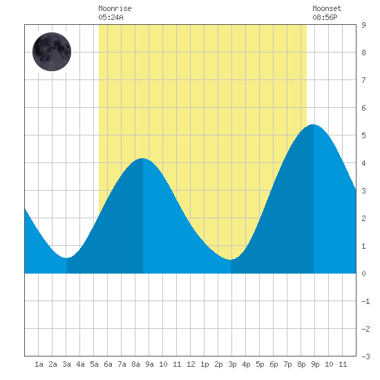 Fort Wadsworth tide chart for Thursday, June 10, 2021