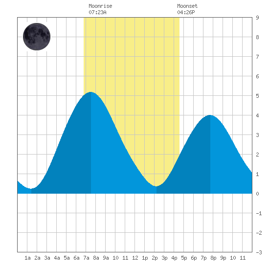 Fort Wadsworth tide chart for Thursday, November 20, 2025