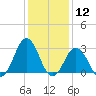 Duck tide chart for Tuesday, January 12, 2021