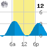 Duck tide chart for Wednesday, February 12, 2025