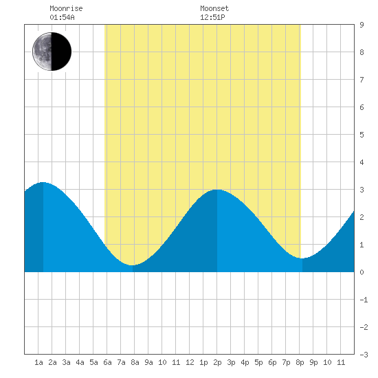 Duck tide chart for Tuesday, May 20, 2025