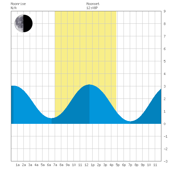 Duck tide chart for Thursday, December 11, 2025