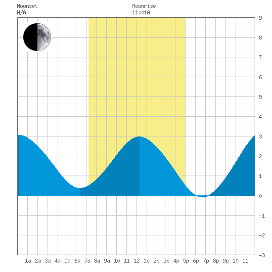 Duck tide chart for Saturday, December 27, 2025