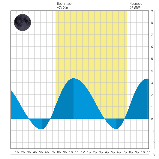 Arundel Plantation tide chart for Sunday, March 10, 2024