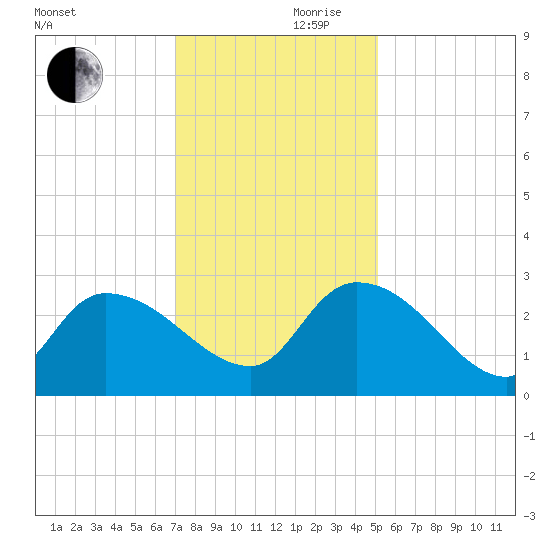 Arundel Plantation tide chart for Friday, November 28, 2025